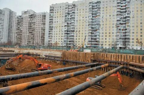 Строительство бульвара