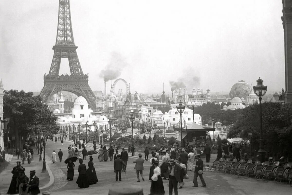 Трокадеро Париж 1900. Эйфелева башня 19 век. Франция 20 век. Париж начало 20 века.