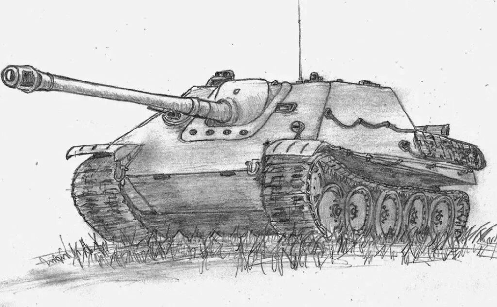 Легкая картинка танка. Танк кв 2 для рисования. Рисунок танка. Рисунки танков. Тянка рисунок.