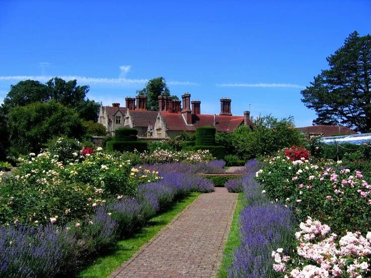 Хайгроув поместье принца чарльза. Сад в английском пейзажном стиле. English gardens watching. Розарий обрамленный живой изгородью. Аппельтерн голландия сад.