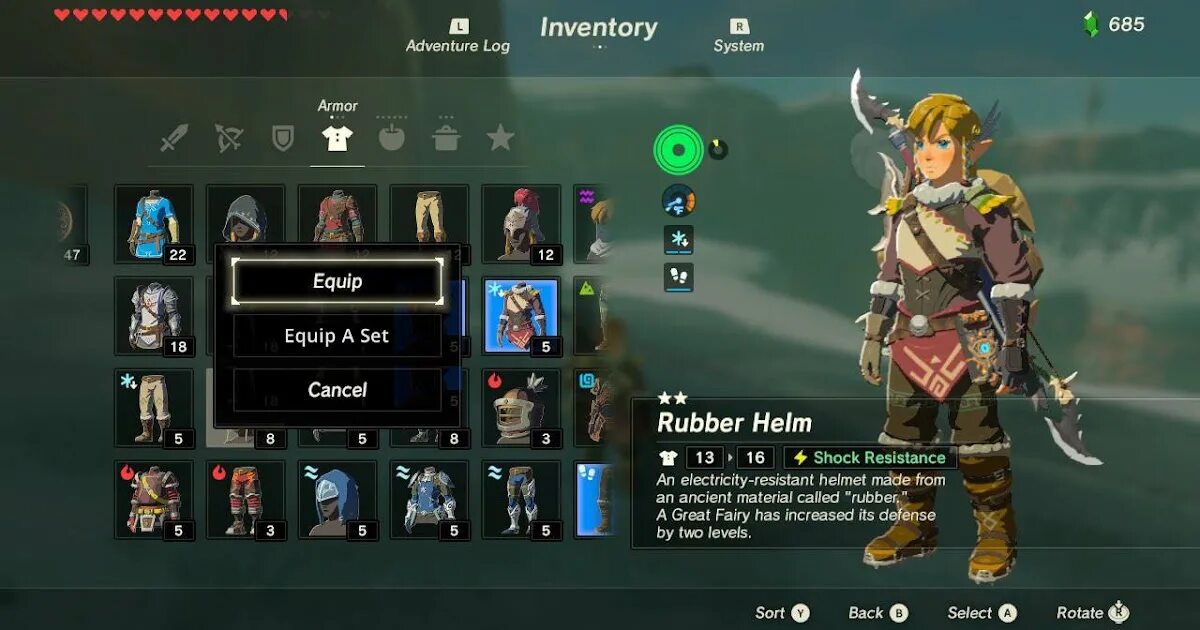 Yuzu zelda настройки. Инвентарь the Legend of Zelda. Breath of the Wild инвентарь. Зельда Интерфейс. Зельда ботва.