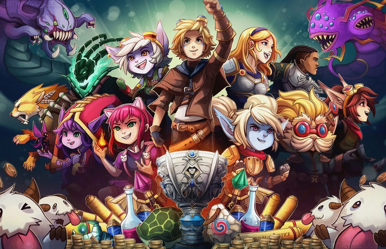 Yordles off 2. Lol йордлы. йордл лулу. йордлы r34. тристана.