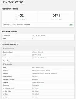 I7 11800h vs