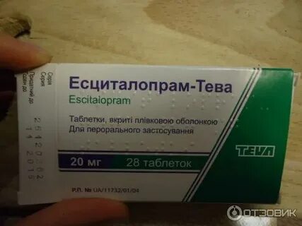 Эсциталопрам побочные действия у женщин