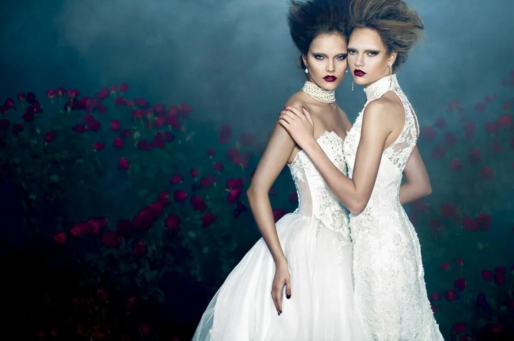 две модели жизни. две модели жизни. две модели фотосессия. марио тестино fashion. Burberry рекламная кампания.