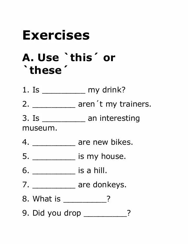 This is these are упражнения. This is these are задания. These those упражнения. Английский задания this that. This exercise is interesting