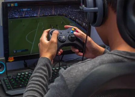 Playing playstation