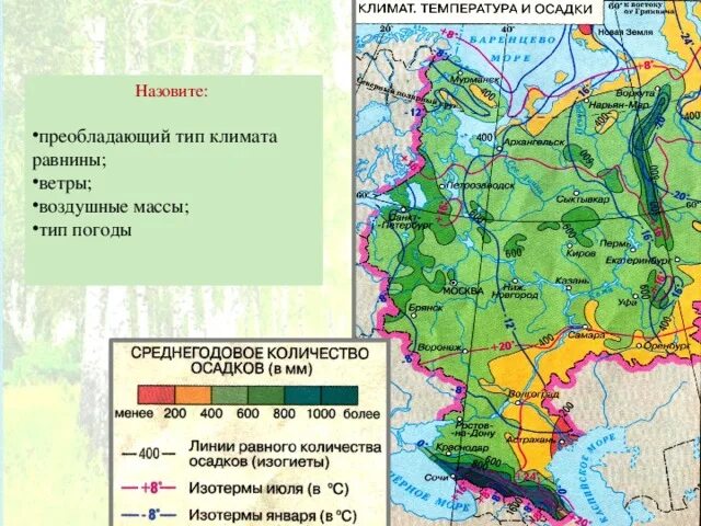 Природные зоны восточно европейской