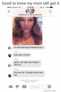 Hilarious Text About Mom vs. Snapchat Funny text conversations, Funny text messages...