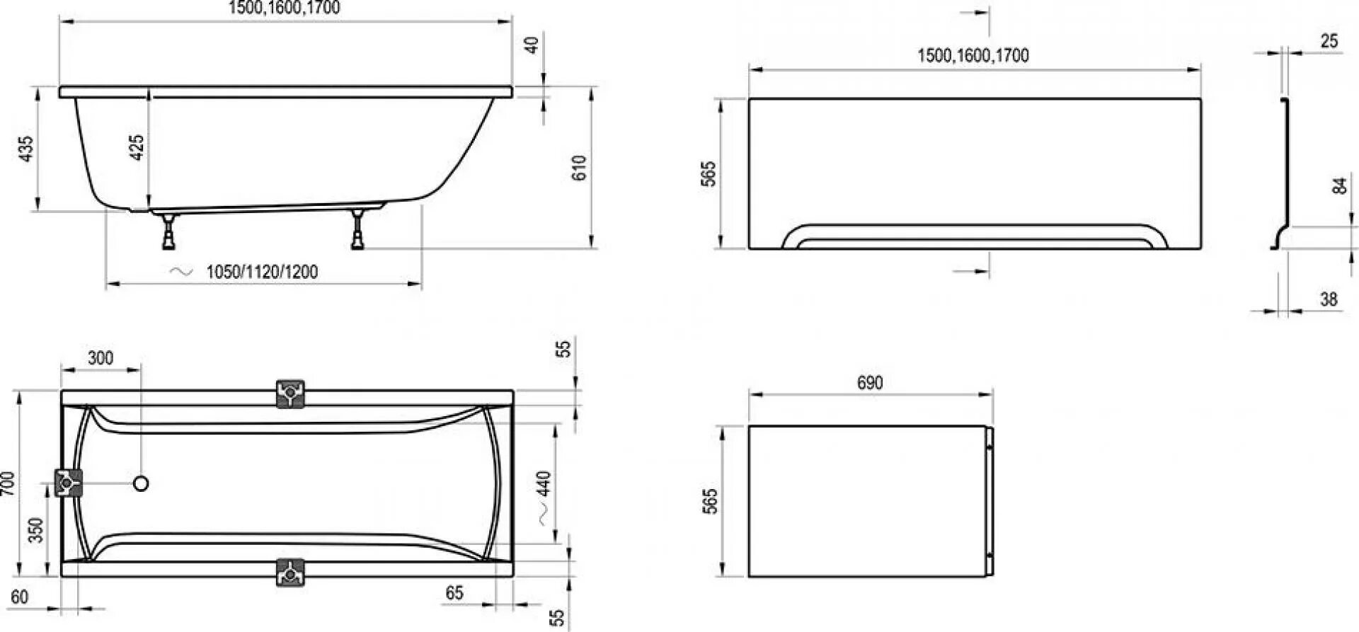 Высота ножек акриловой ванны. Ванна Ravak Classic II 170x70 cc51000000. Ванна Ravak Classic 140x70 акрил. Ванна Ravak Classic 170x70 n белая. Ванна Ravak Classic 150x70.