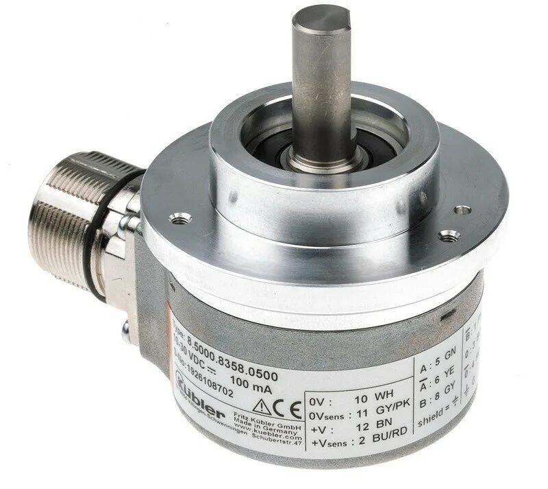 8.5000.8358.0500, Kubler incremental encoder, 500 PPR, Push Pull Signal, Solid Type, 10mm shaft. 8f366 энкодер Kubler. Энкодер Kubler 8.3610.0340.3600.0050.0032. Угловой энкодер Kubler. Инкрементный энкодер