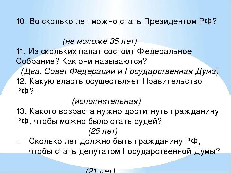 С какого возраста становится избирателем