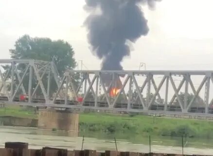 Атака на нефтебазу в рязани
