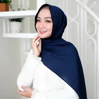 Hijab Pashmina Diamond 180x75 / Pashmina Diamond / Hijab / Pasmina-NAVY.