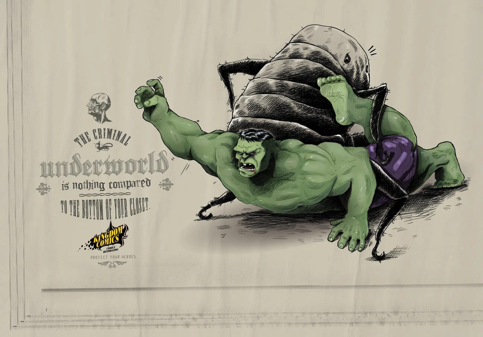 Супергерои реклама. Халк реклама. creative ads hulk. пиво пиющий халк.