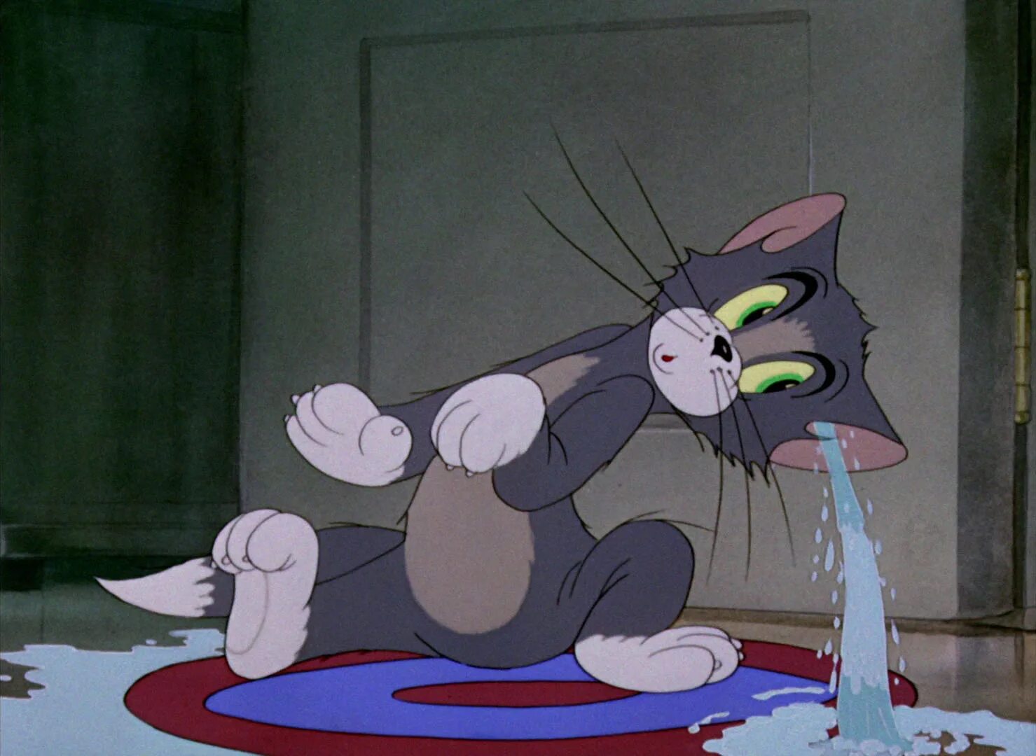 Кот том смешное. Том и Джерри пугливый кот. Tom and Jerry Fraidy Cat 1942. Кот из Тома и Джерри. Том и Джерри моменты из мультфильма.