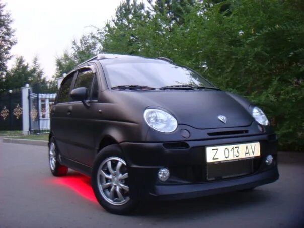 Хочу в дальнейшим сделать так - Daewoo Matiz (M100, M150), 0,8 л, 2004 года тюни