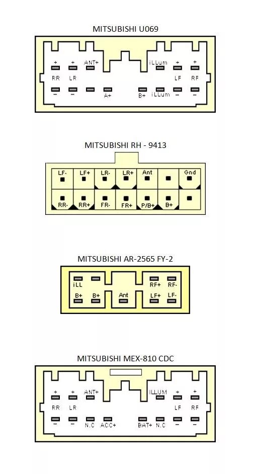 Разъем автомагнитолы Isuzu 24. Разъём магнитолы на Митсубиси Грандис. Разъем автомагнитолы Mitsubishi Delica. Митсубиси Грандис разъем штатной магнитолы. Распиновка магнитолы mitsubishi