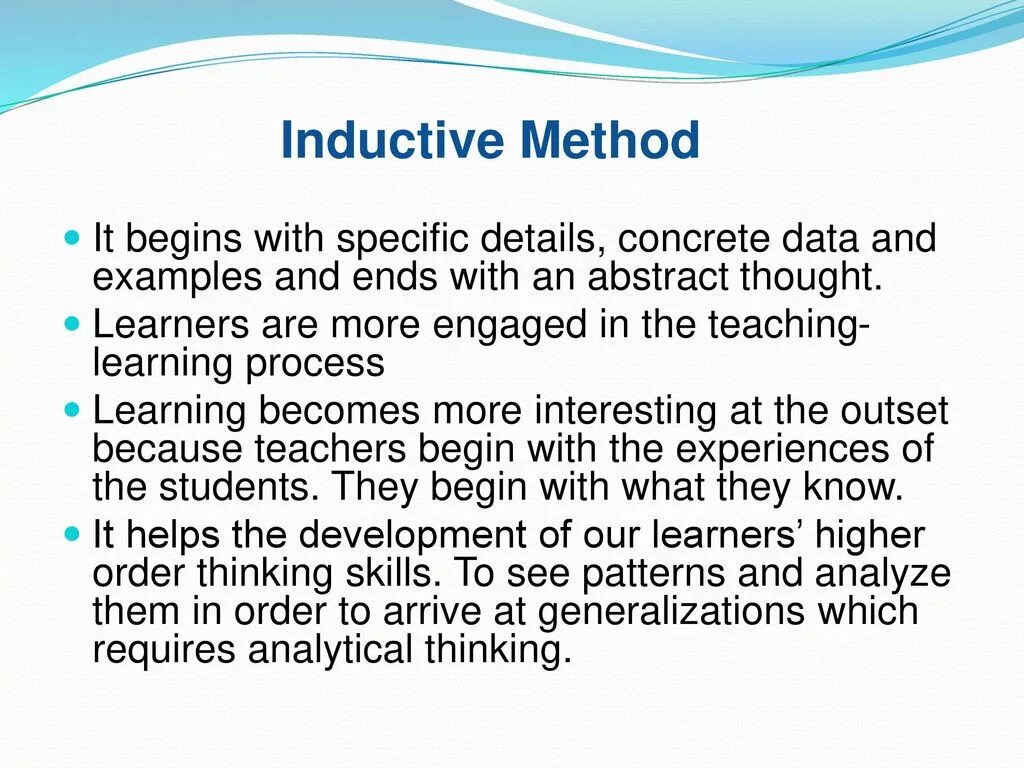 Different approaches. Deductive and Inductive method. What is Inductive method. Inductive method example. Inductive deductive method ppt.