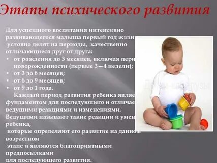 Ранний возраст физиологическое развитие