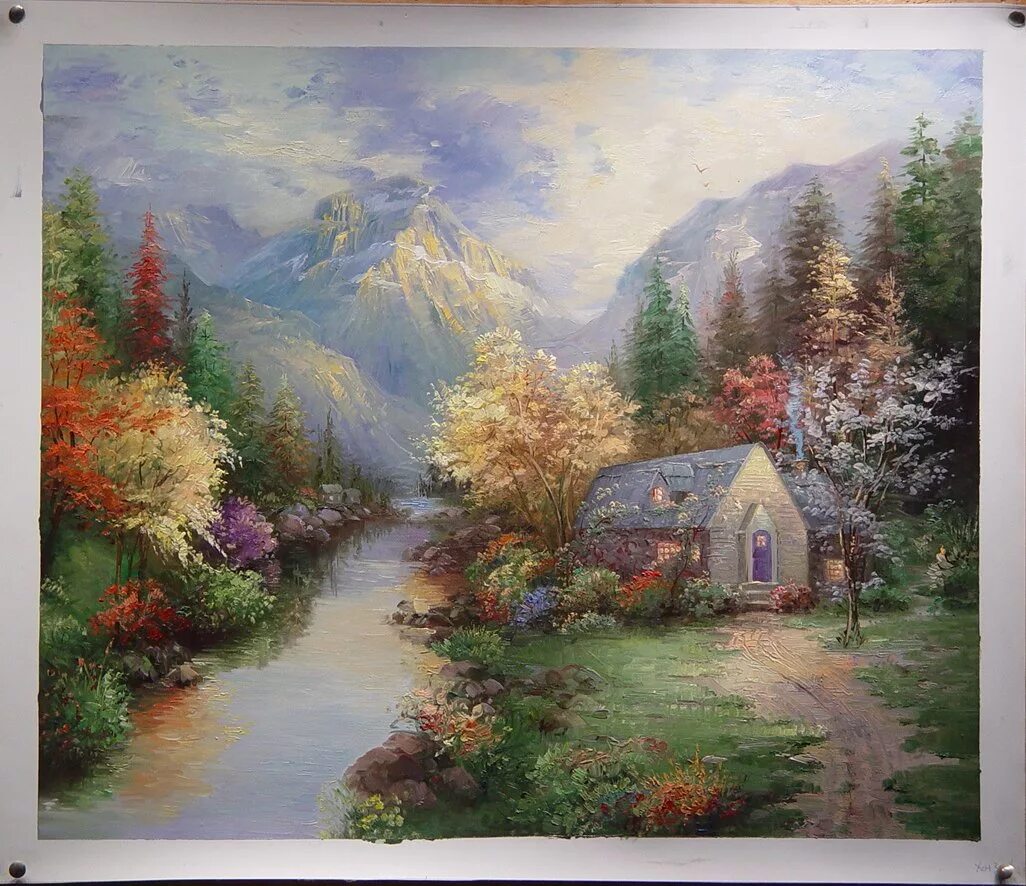 Американский художник Thomas Kinkade.