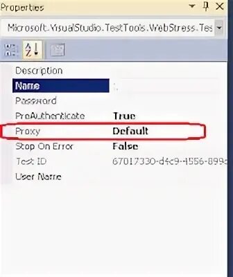 Default test