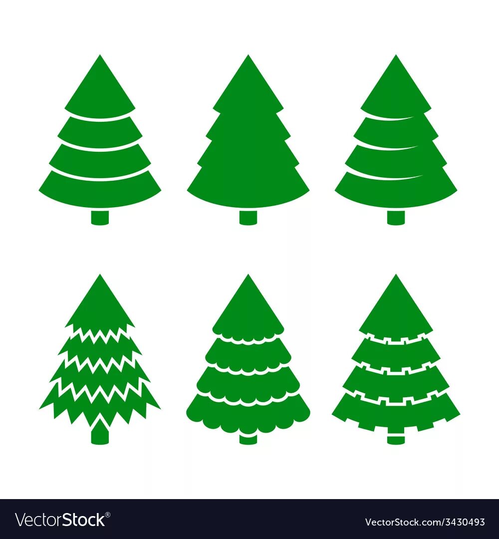 Елки раздаточный материал для детей. Раздаточный материал елочки. Елка вектор. Елочки разной высоты. Счетный материал елки.