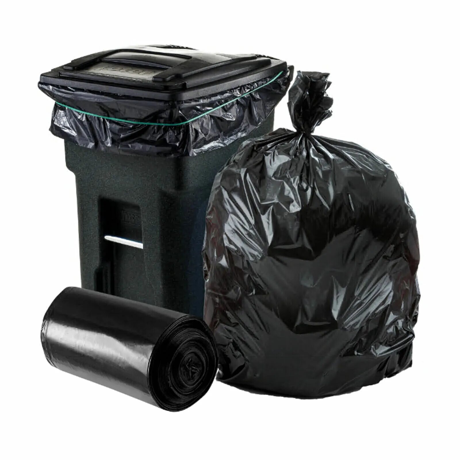 Black Garbage Bags 240 ltr. Мусорный пакет 250л.