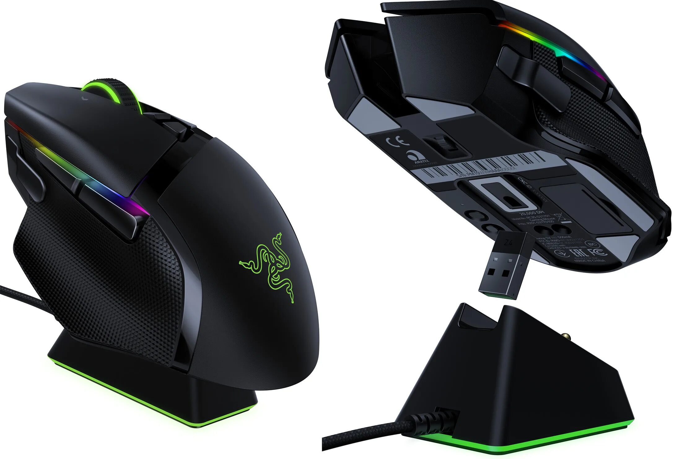 Мышь беспроводная razer basilisk x