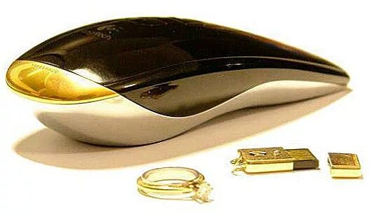 Самый дорогой мышь. Беспроводная мышь gold bullion. logitech air 3d laser mouse. лазерная мышь logitech air 3d в золотом корпусе. самая дорогая мышка логитеч.