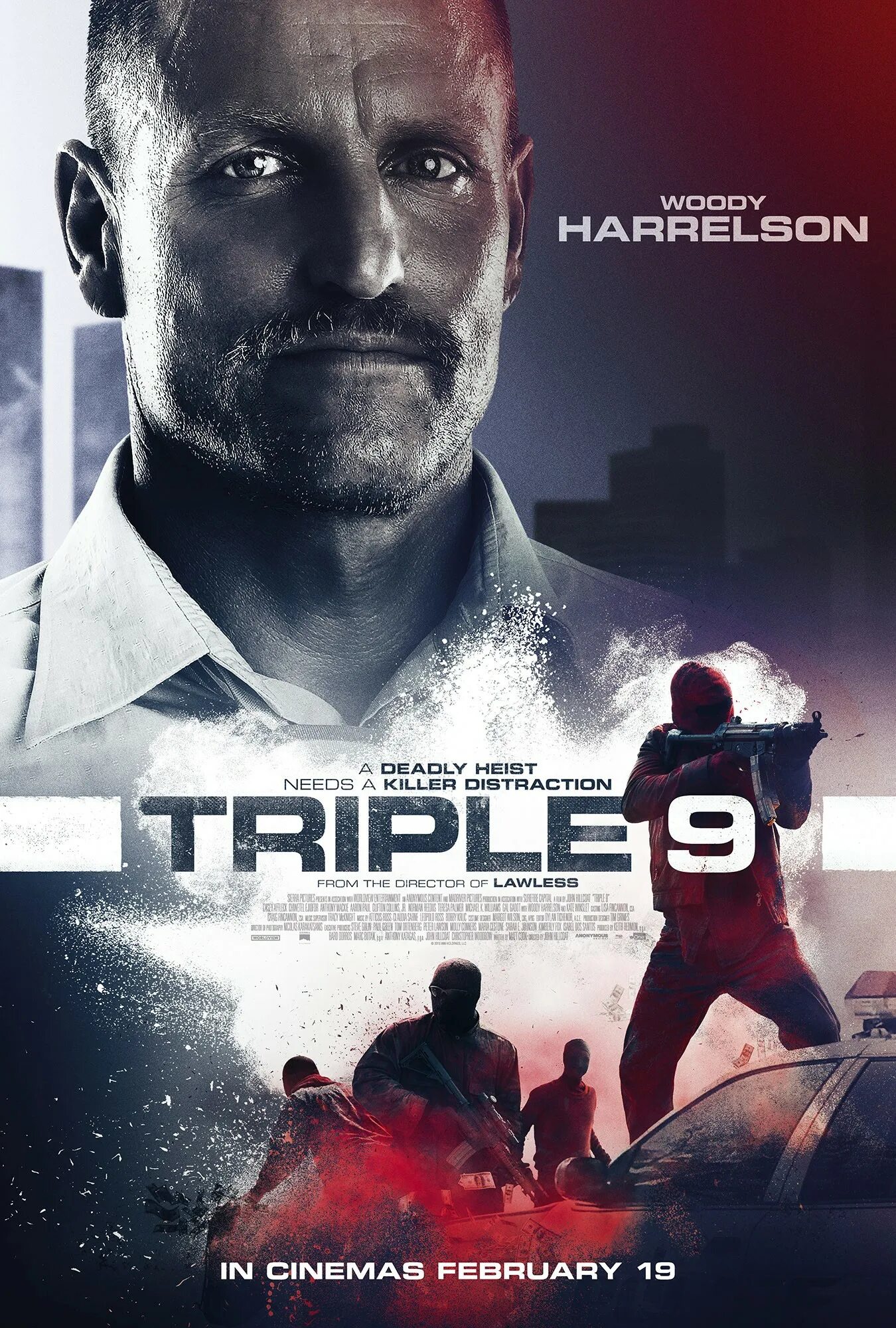 Три девятки фильм 2016. Три 9. Три девятки - triple 9 [2016, сша]. Три девятки (2016). Blu-ray.