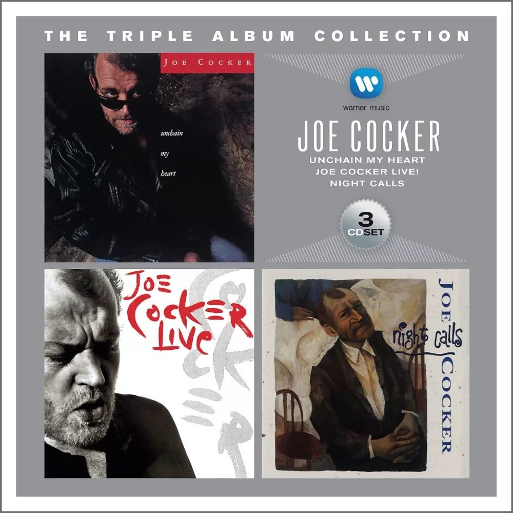 Joe cocker unchain my heart. Joe Cocker CD. Joe Cocker album. The Triple album collection. Joe Cocker CD Box.