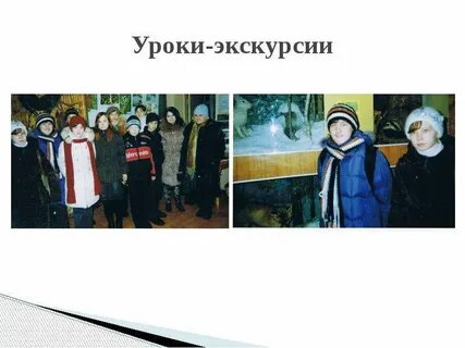 Примеры урока экскурсии
