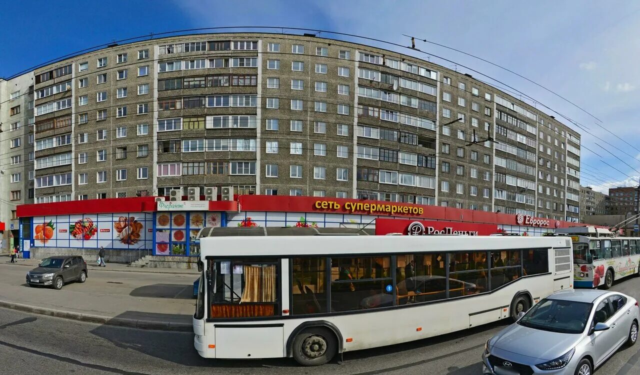 Мурманск, ул.Кольский проспект, д.151 на карте города