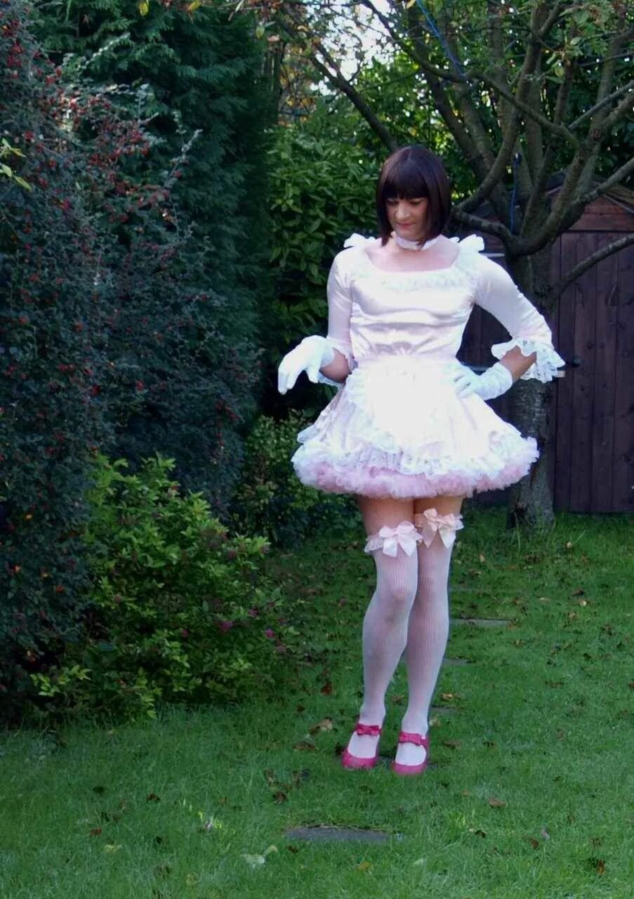 Crossdresser outdoor