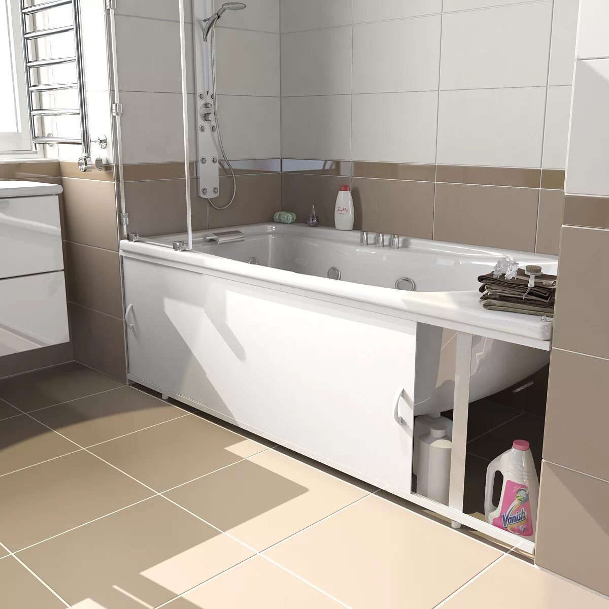 DURAVIT Shower + Bath Bathtub Ванна 170х75хh210.5см, прямоугольная с входной две