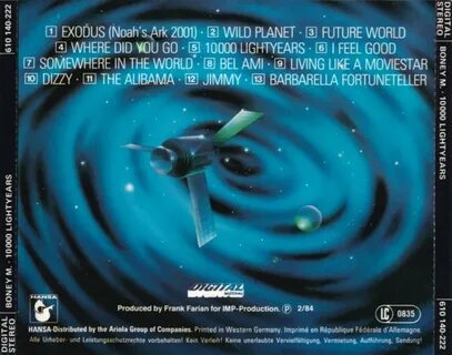 Ten thousand lightyears boney m