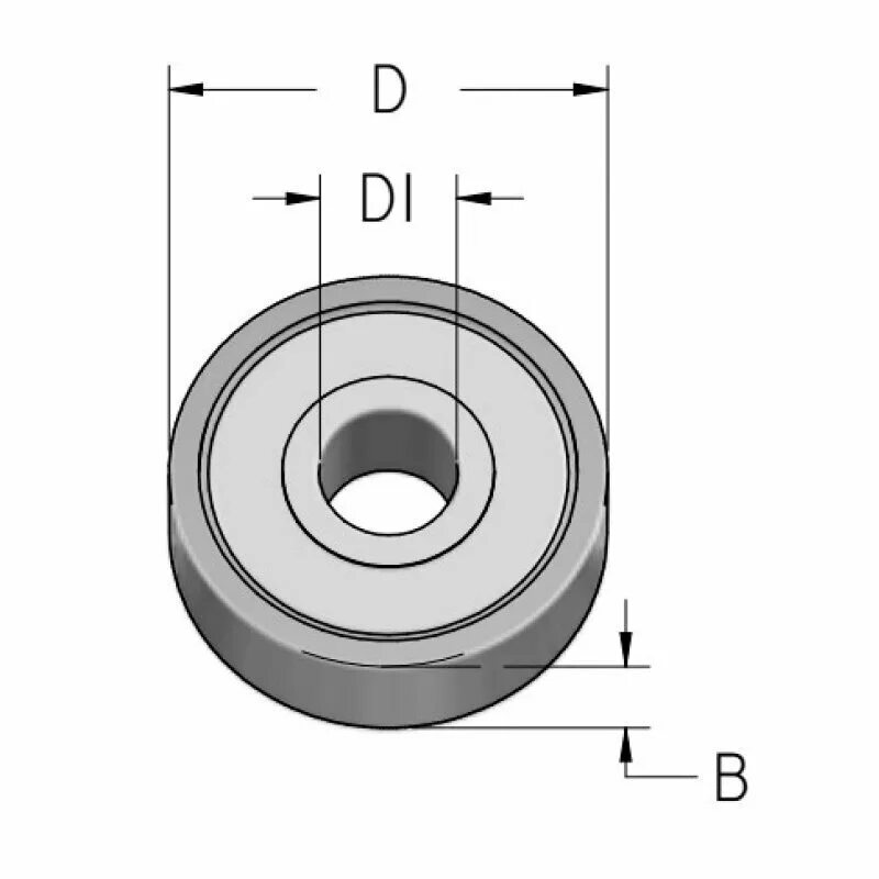 Подшипник d 19,05 d 12,7 b 4 wpw b190127. Подшипник для фрезы по дереву d 12.7. Подшипник d42 d19 h15.3. Подшипник d 35.