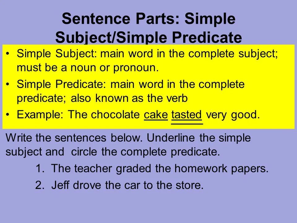 Main Parts of the sentence the Predicate. Subject of the sentence. Subject in simple sentence. The main sentence Parts the subject.