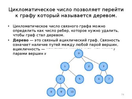 Сколько ребер в дереве