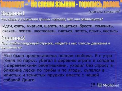 Следующий отрывок