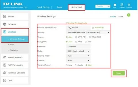 Tp link интерфейс