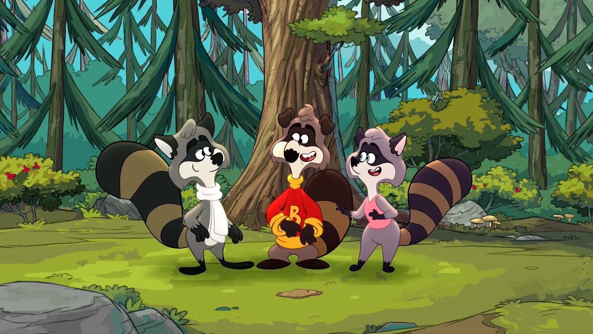 Еноты the Raccoons.