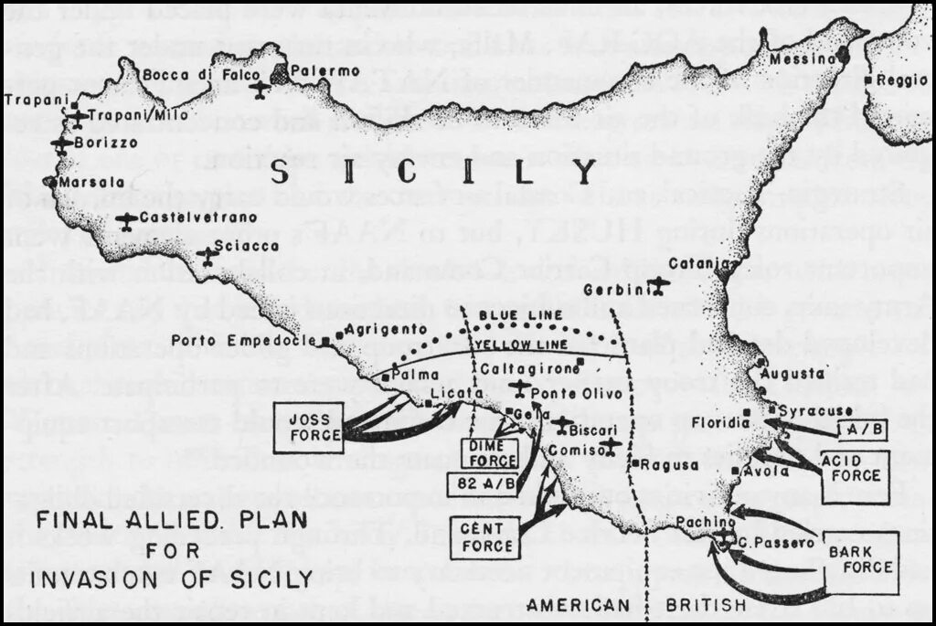 Высадка в Сицилии 1943 карта. Сицилийская десантная операция 1943. Высадка союзников на Сицилии 1943. Сицилия 1943 операция карта. Высадка в сицилии