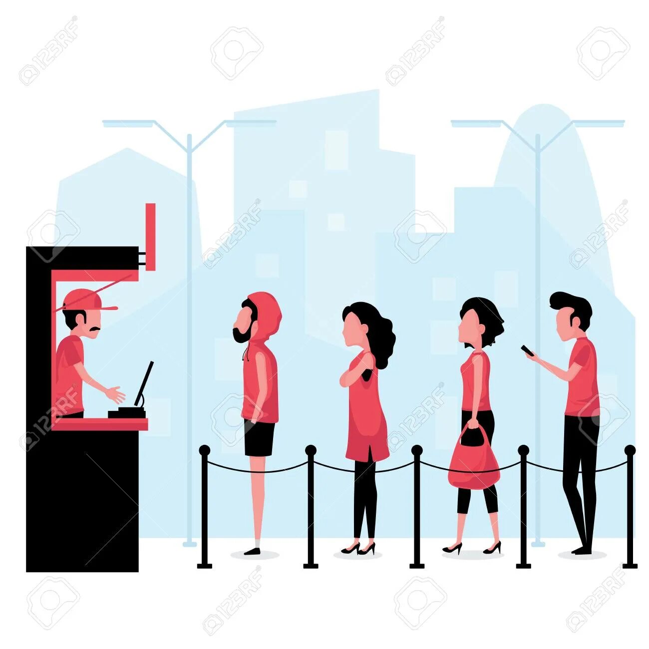 Stand in line