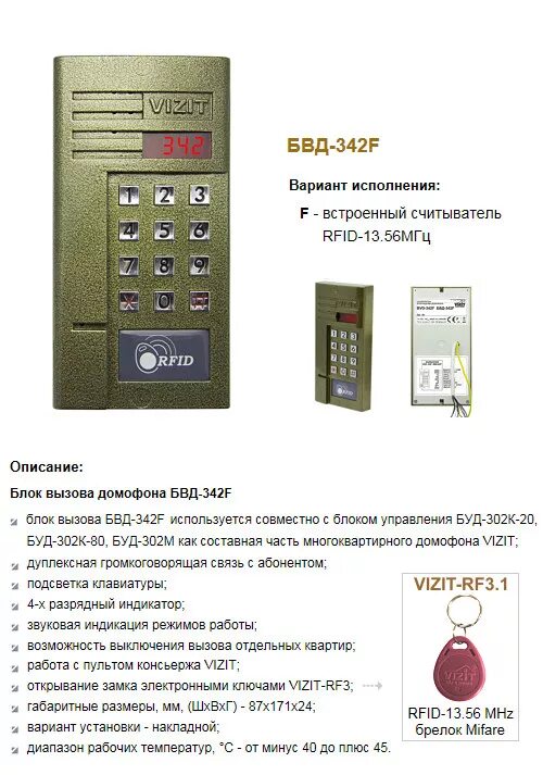 Как открыть старый визит. Код от домофона визит бвд 313r. блок вызова бвд 342. коды от домофона vizit бвд. код от домофона vizit бвд 100.