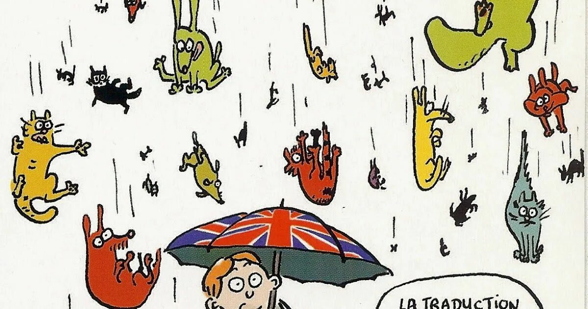 Дождь льет как из ведра запятая. Идиомы raining Cats and Dogs. Rain Cats and Dogs идиомы. Идиомы английский its raining Cats and Dogs. Raining Cats and Dogs идиома.