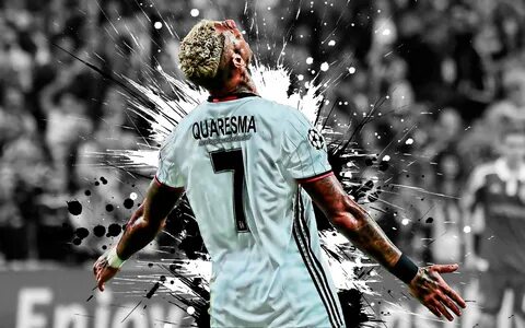 Download wallpapers Ricardo Quaresma, 4k, Portuguese football player, Besiktas, 