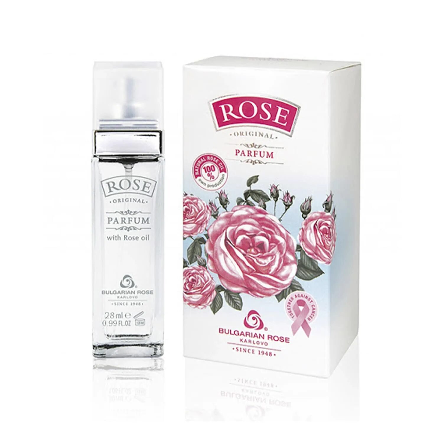 Духи женские Rose of Bulgaria. Масло розы (Rose Oil) 30ml Hemani. Купить духи болгарии