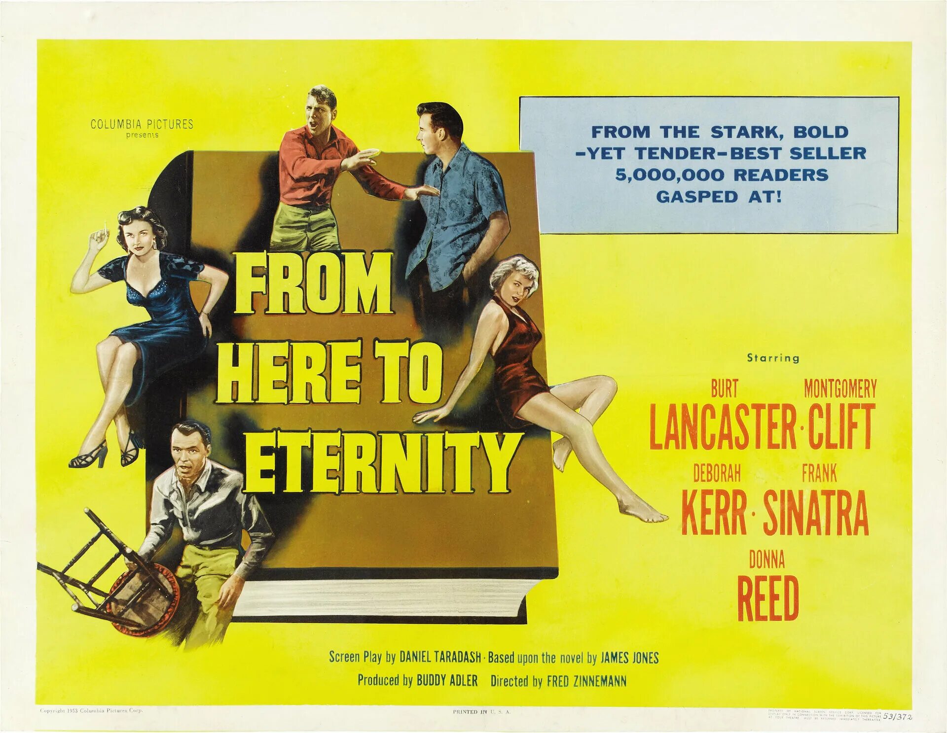 Вовеки веков. From here to Eternity 1953. Отныне и во веки веков from here to Eternity 1953 Постер.